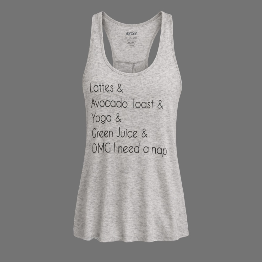 🌸3 for $30🌸 Aerie Graphic Lettering Tank Top
